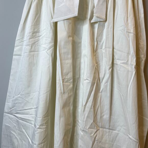 J.Crew Flutter Sleeve Maxi Dress Cotton Sateen Bow Special Occasion BI927 Ivory - Picture 11 of 16